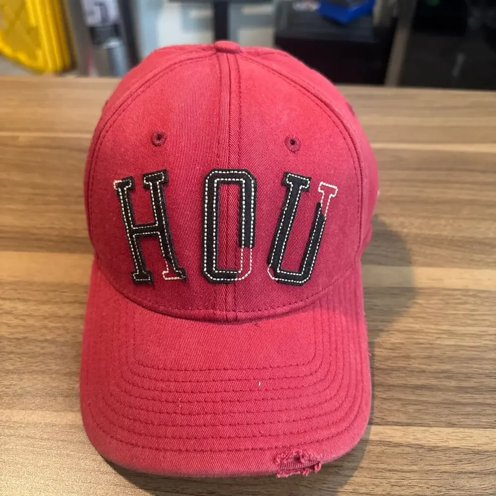 New Era Houston Astros Fitted ripped vintage Hat